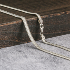 4mm 6mm Snake Chain 925 Serting Silver