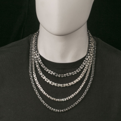 Dragon Bone Chain Mens Neckalce Viking Necklace 925 Sterling Silver  6mm 8mm