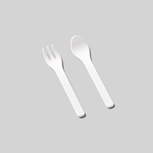 Biodegradable PLA Children's fork/spoon