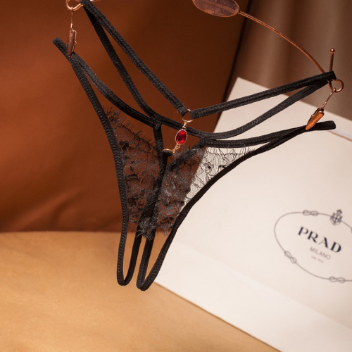 D227-Women's sexy full transparent open file no take off sexy underwear