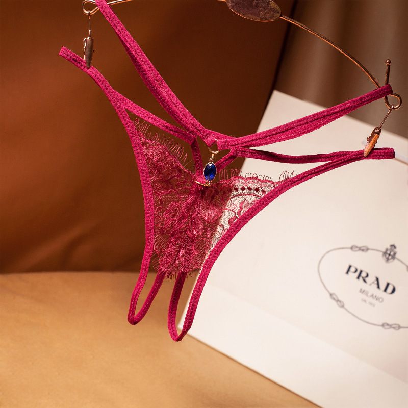 2225-Women's sexy full transparent open file no take off sexy underwear
