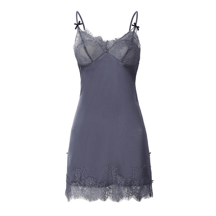 75991-33—Lace Sexy padded nightdress