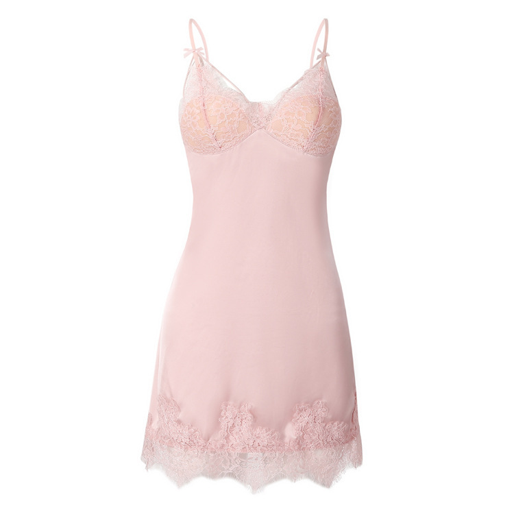 75991-33—Lace Sexy padded nightdress
