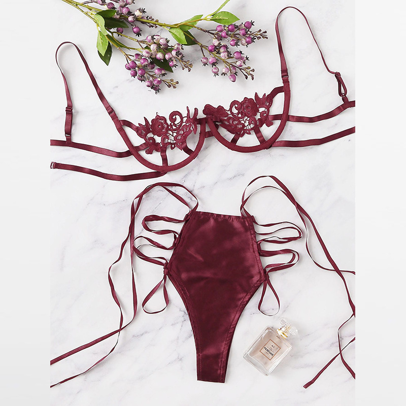 D606-Sexy lingerie of 2022 New sexy lingerie with lace-up sexy lingerie
