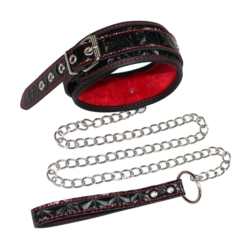 H2005--Bondage set sex toy PU Handcuffs bondage 10 sets couples flirting alternative adult toys