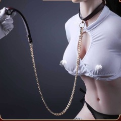 H2010--Sex toy handcuffs eye mask collar 9 piece restraint leather suit restraint conditioning