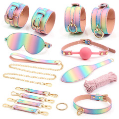 H2017--The new female sex toy bundle set rainbow 8 pieces