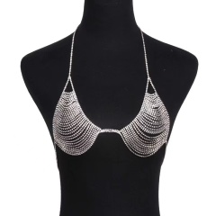 D807--Stylish women's sparkly crystal rhinestone bra