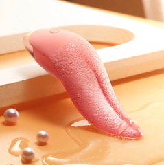 SW-A01--Sex tongue licking vagina female masturbation automatic tongue coating silicone vibrator