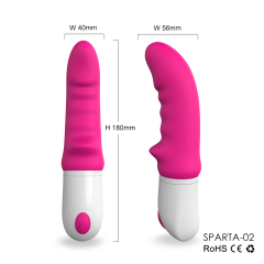 S022-02--Female vibrator av stick electric female masturbator portable massage stick