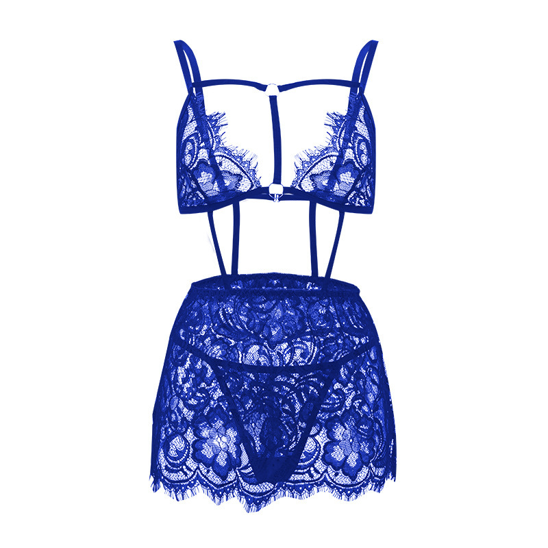 YY187--Lace Embroidery Sexy Lingerie Two-Piece Set