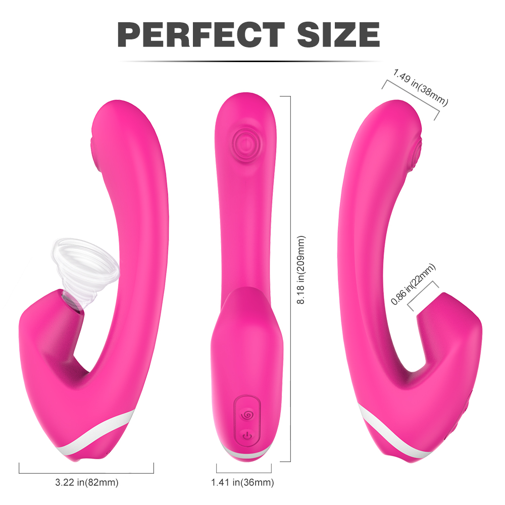 S048--Female vibrator masturbator Honey bean massage vibrator multi-frequency vibrator