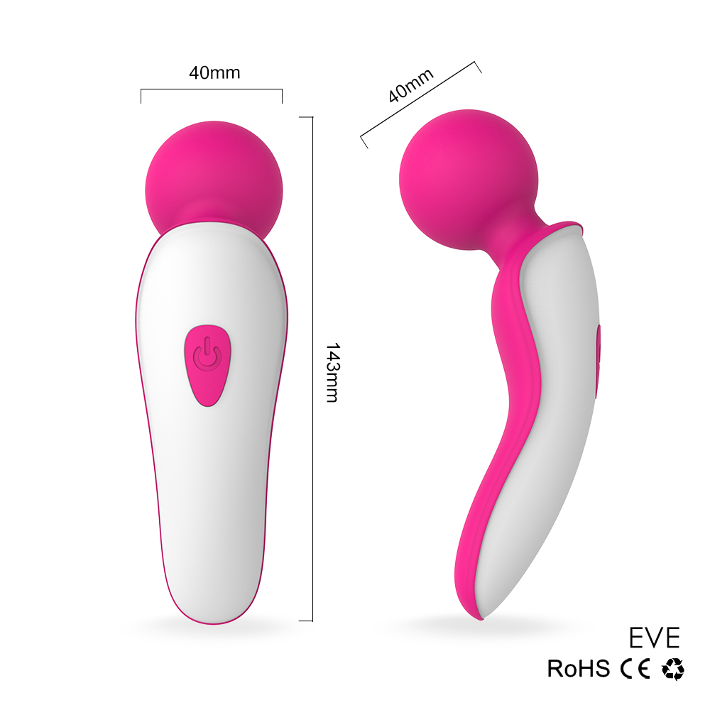 S021--Female vibrator av stick electric female masturbator portable massage stick
