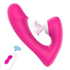 S181--Female vibrator sex toys masturbator pumping plug sucking vibrator