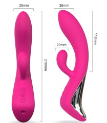 S018--Female masturbation device G spot honey bean device vibrator sex stick