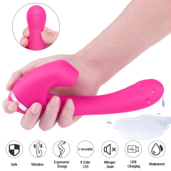 S048--Female vibrator masturbator Honey bean massage vibrator multi-frequency vibrator