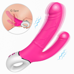 S200-2--Female sex toys, double head insert, double dragon vibrator