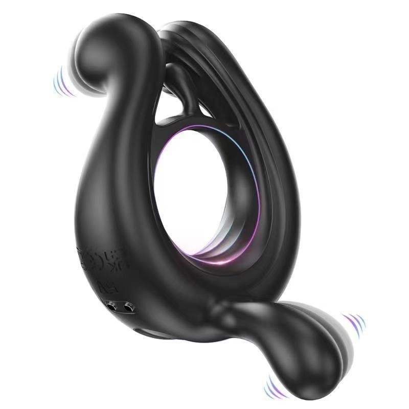 S369--Adult wear vibration locking essence ring men's and women's resonance penis ring men's bedroom supplies
