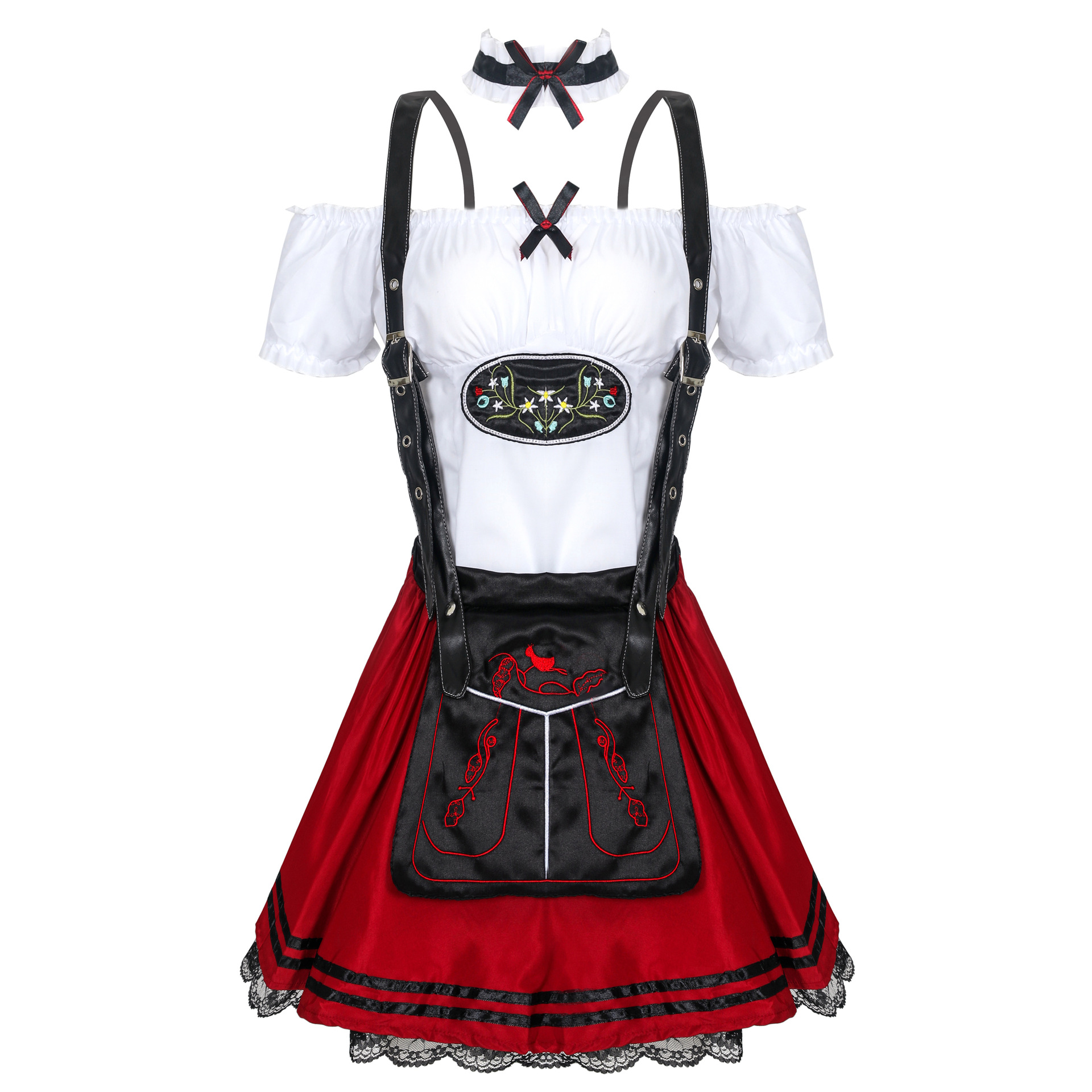 8917--Oktoberfest costume German beer skirt stage dress