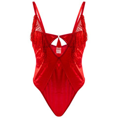 YY233--Hot erotic Shapewear tassel cutout seamless bra pajamas sexy shapewear bodysuit