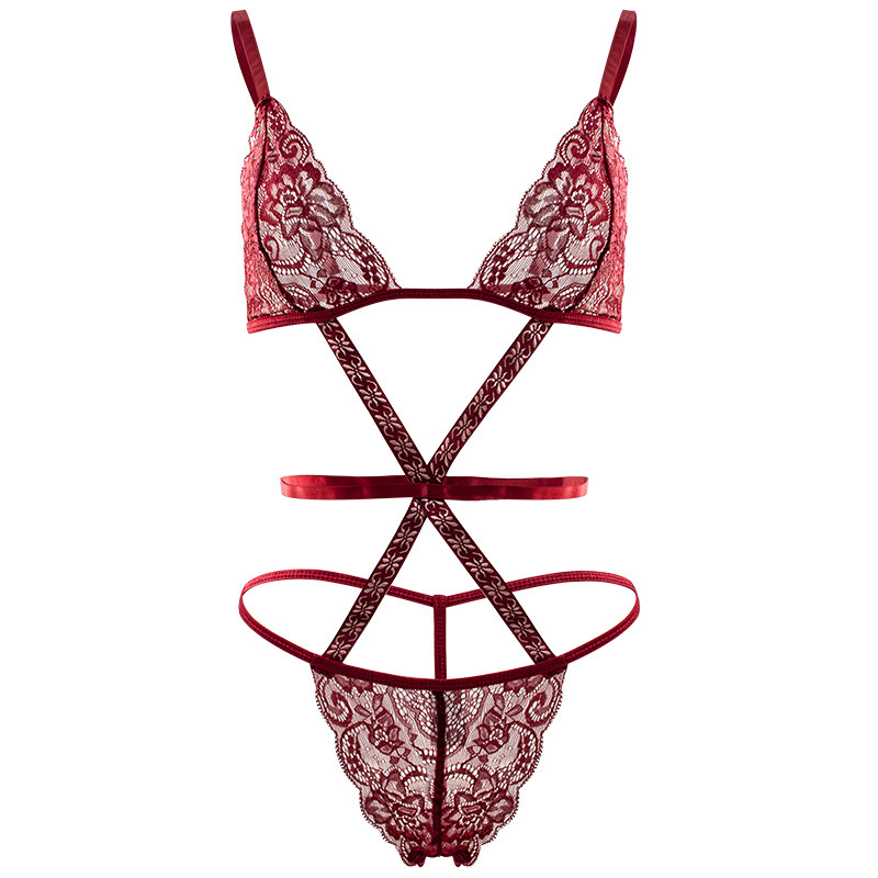 YY284--Pin Shapewear Thin bra Cross strap thong Hot sexy shapewear jumpsuit