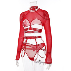 23361--Hottie sexy underwear long sleeve sex suit