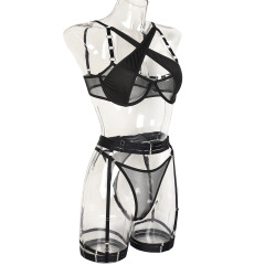 3330--Explosive cross-stitching underwear with underwire heavy craft sexy suit