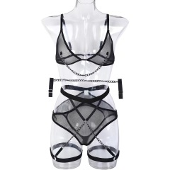 3270--Explosive mesh sexy underwear with bracelet