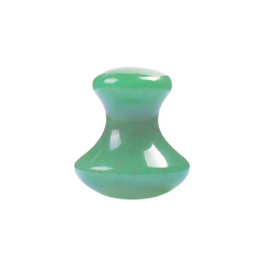 G542--Natural jade mushroom massage stone