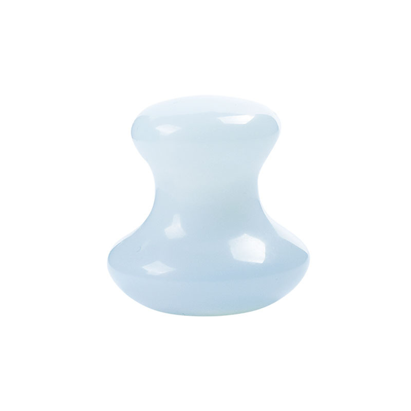 G542--Natural jade mushroom massage stone
