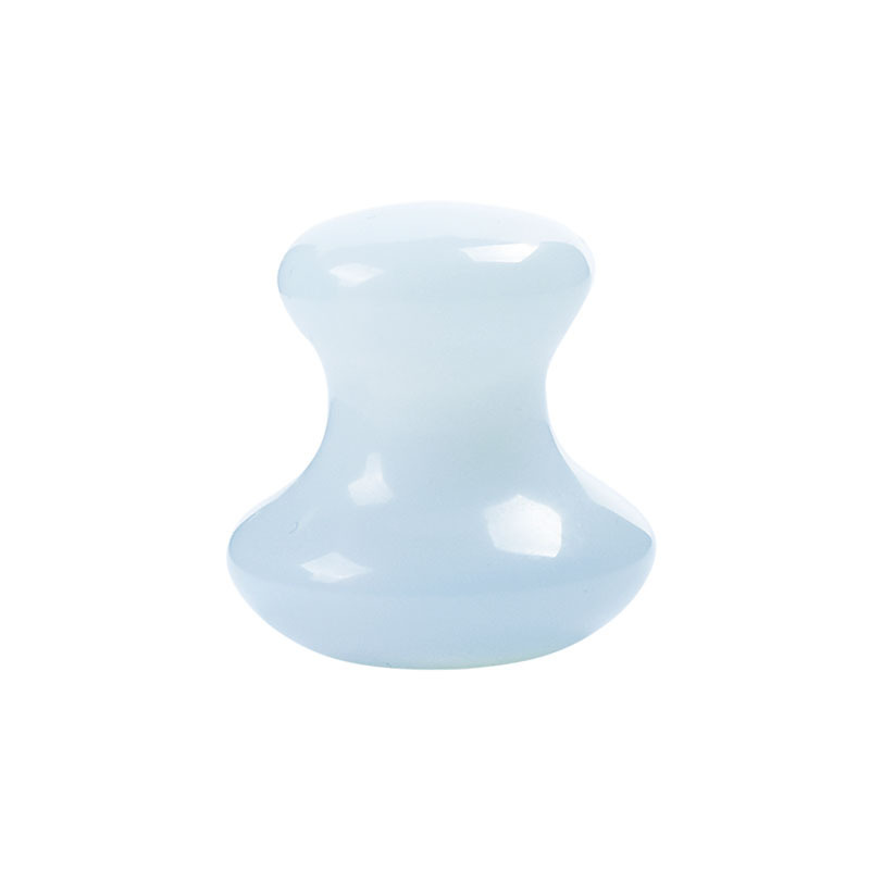 G542--Natural jade mushroom massage stone
