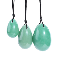 JD-110--Jade yin protection egg, crystal massage ball, semi-precious jade yin protection egg, recovery ball 3-piece set