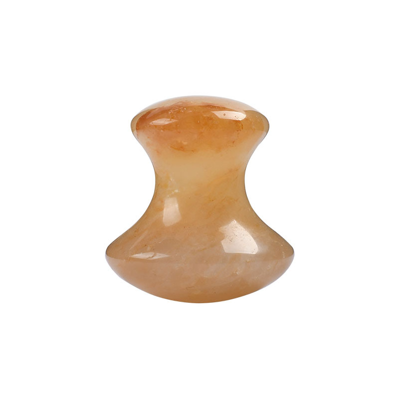 G542--Natural jade mushroom massage stone