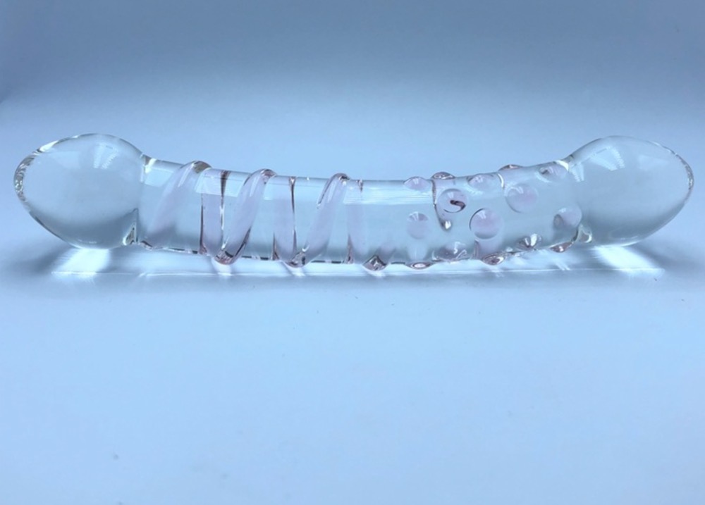 YF0051--Crystal penis double head dragon female masturbator