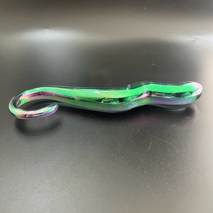 L84--Sex toy thread double head dragon curved penis