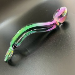 L83--Sex toy thread double head dragon curved penis