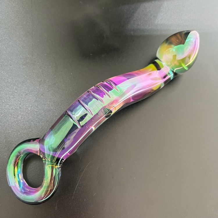 L83--Sex toy thread double head dragon curved penis