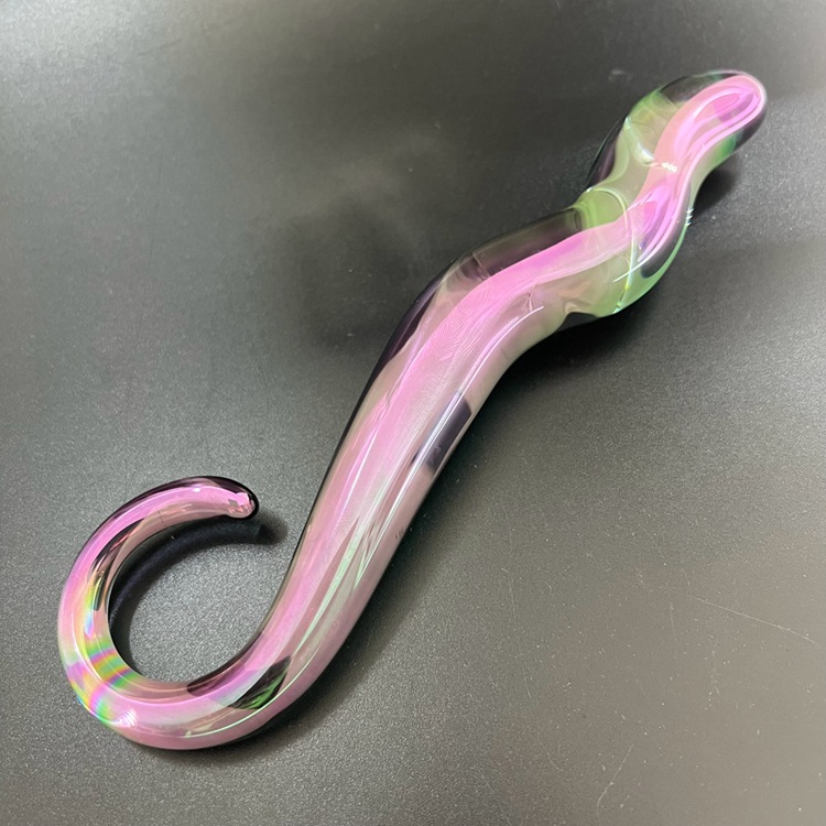 L84--Sex toy thread double head dragon curved penis