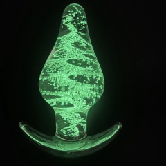 YF0458--Glow-in-the-dark female anal plug masturbation device