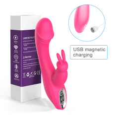 X16-Rabbit ears female vibrator G-spot massage clitoris honey bean female masturbation stick adult products