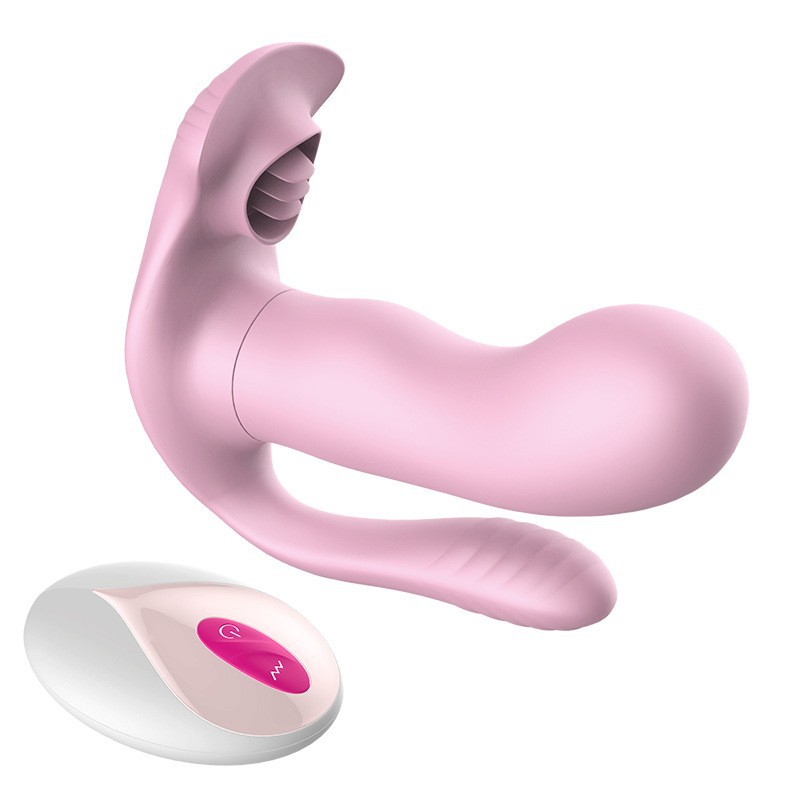 X13-Tongue licking wearable vibrator wireless remote control female masturbation vibrator