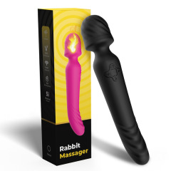 X03-New AV stick vibrating body massage, rechargeable dual-vibration silicone couple's fun masturbation