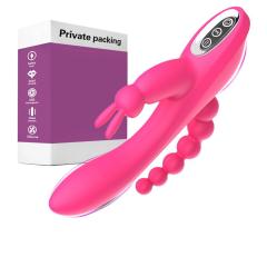 X09-Double-headed G-spot vibrator, three-point multi-frequency vibration, female masturbation device, adult sex product vibration