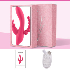 X09-Double-headed G-spot vibrator, three-point multi-frequency vibration, female masturbation device, adult sex product vibration