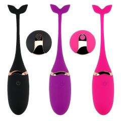 X21-Adult USB charging wireless tadpole small whale remote control fish tail vibrating egg couple's fun contraction Yin ball Leya fun
