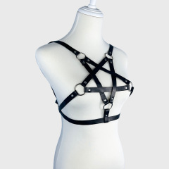 MF082--Fashion women sm bondage clothing leather sexy accessories