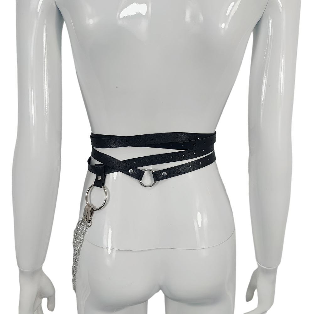 MF252--Women's accessories Punk Belt accessories chain adjustable sexy accessories sexy sm bondage strap