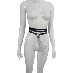 MF252--Women's accessories Punk Belt accessories chain adjustable sexy accessories sexy sm bondage strap