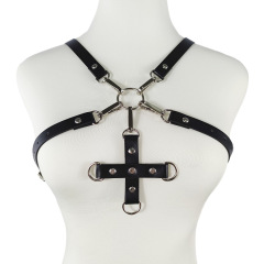 MF196--Women's three-dimensional hollowed out jewelry leather bondage clothing
