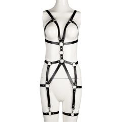MF240--Stylish sexy leather underwear female punk style sexy bondage clothes